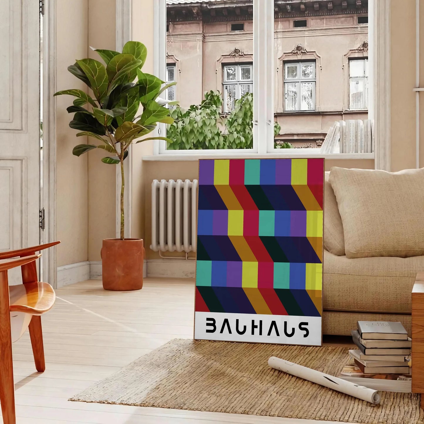elegance Bauhaus art exclusive print poster wall unique gift artwork essence modern design unframed timeless addition space