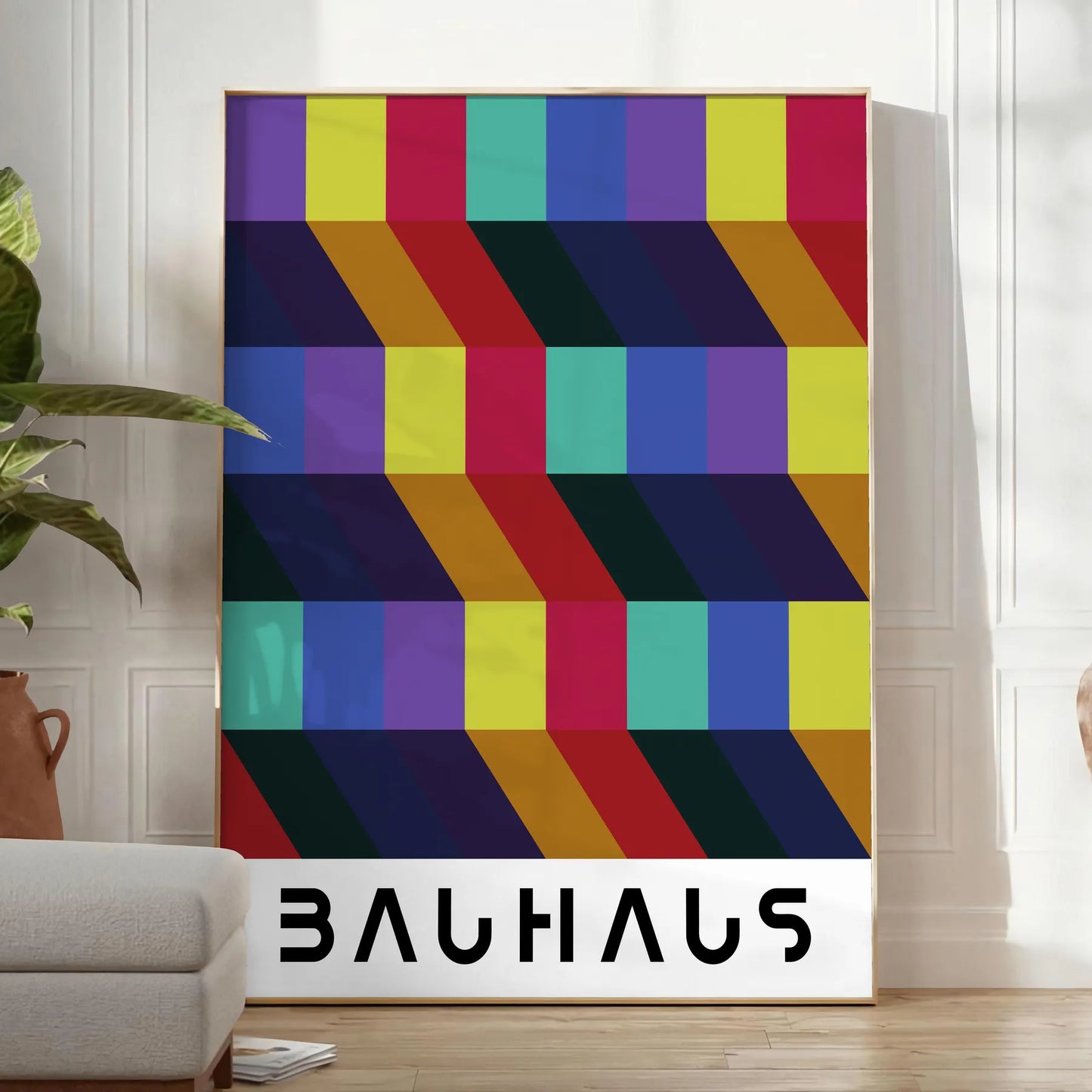 elegance Bauhaus art exclusive print poster wall unique gift artwork essence modern design unframed timeless addition space