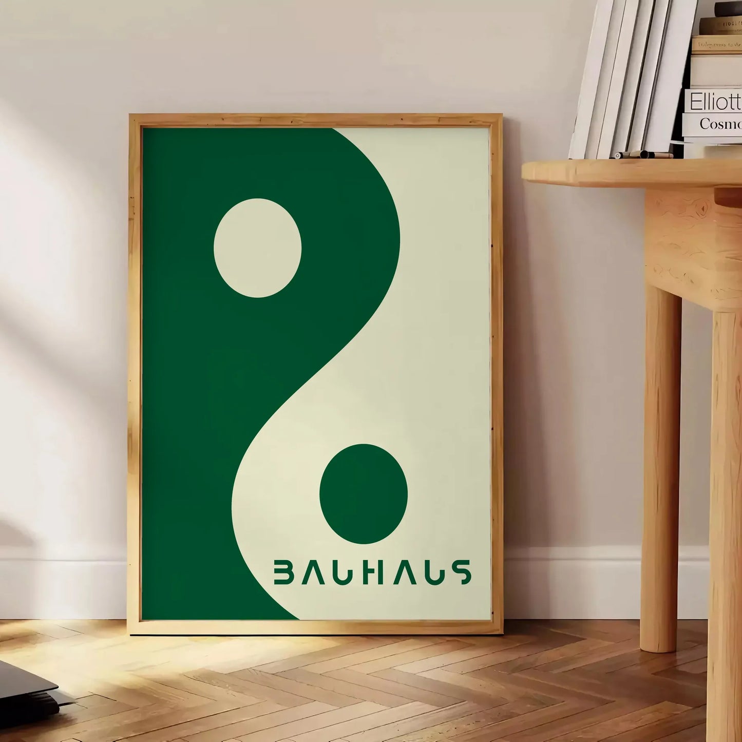 space Bauhaus wall art poster vibrant modern print perfect gift lovers unique touch room various sizes A4 cm impressive A0 walls timeless artwork today