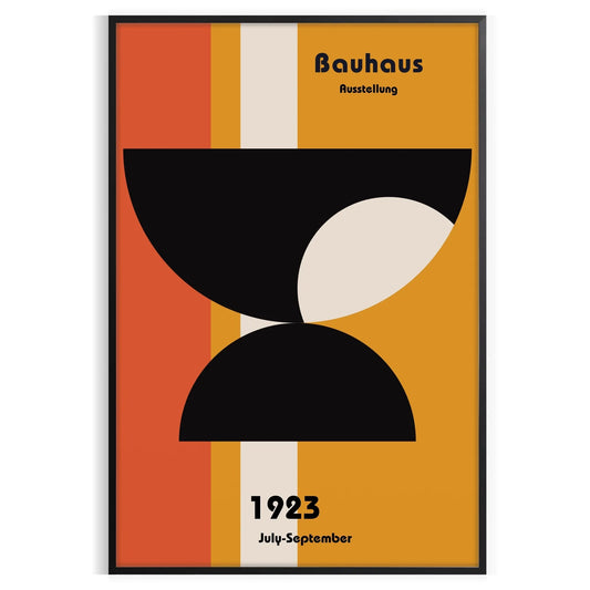 space stunning Bauhaus art poster perfect room captivating wall unique gift design lovers decor sizes A4 cm A0 creativity today