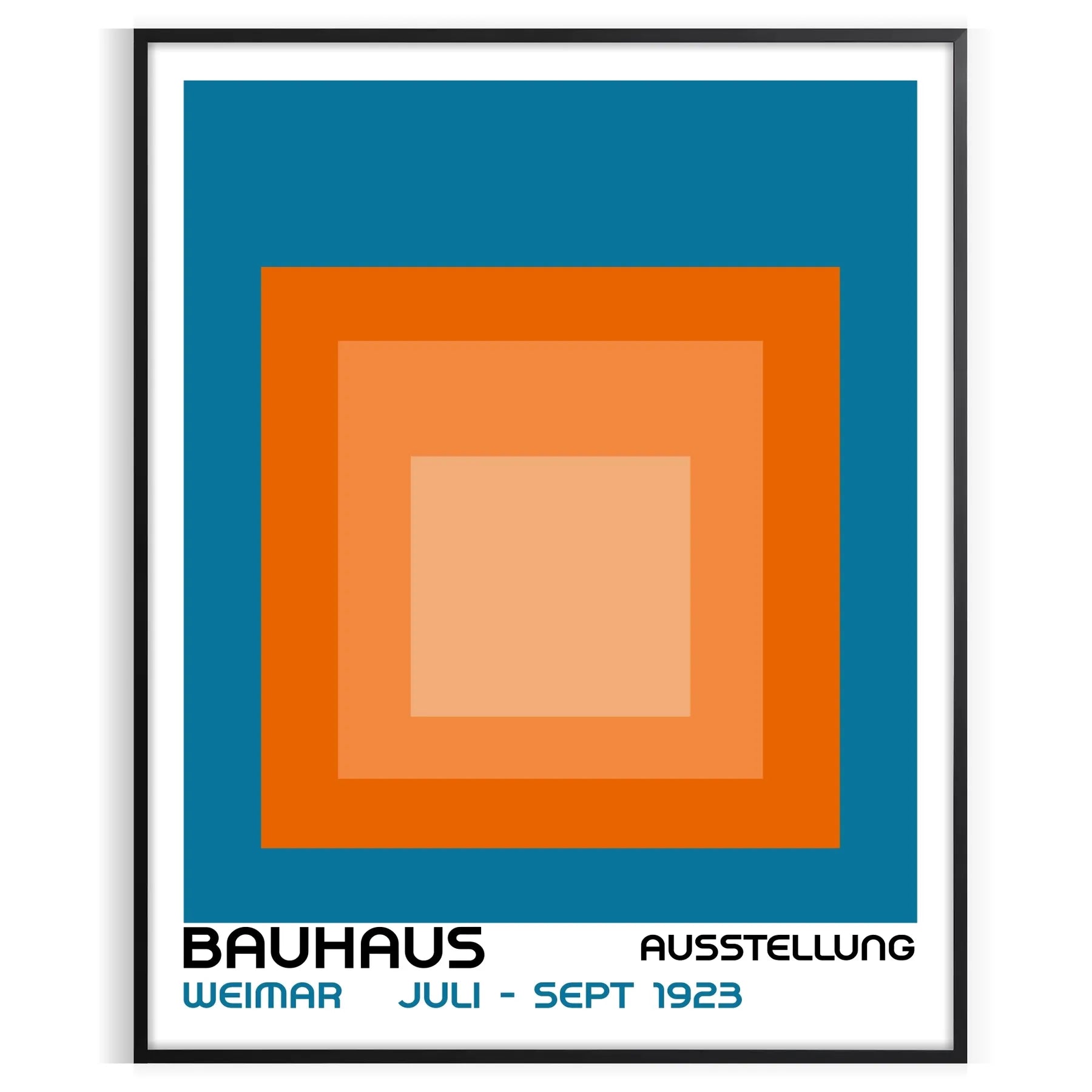 space Bauhaus art print stunning wall poster modernist elegance unique artwork thoughtful gift vibrant design timeless touch decor unframed versions style