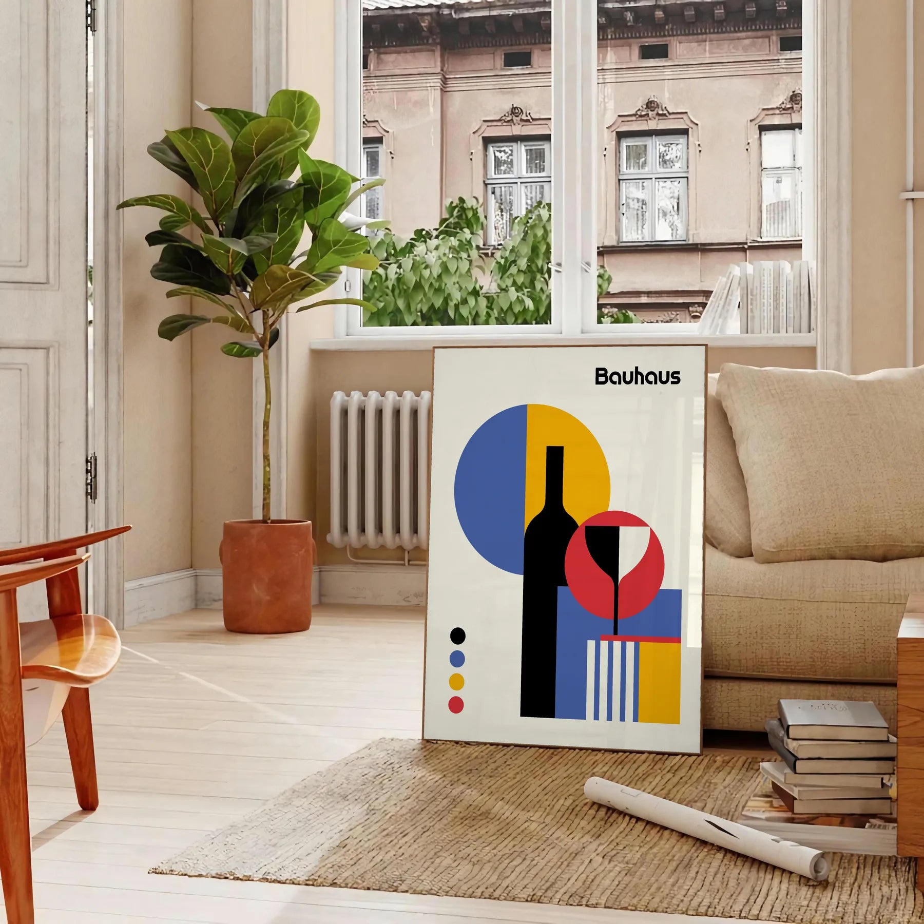 space Bauhaus Poster Art 11 stunning print essence design perfect gift enthusiasts walls vibrant modern artwork versatile decor options
