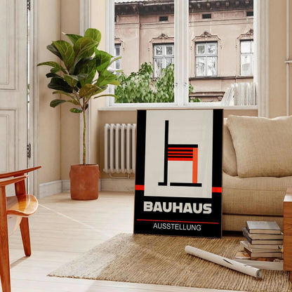 space striking Bauhaus art poster masterpiece geometric elegance style vibrant wall perfect lovers unique prints thoughtful gift unframed options decor needs