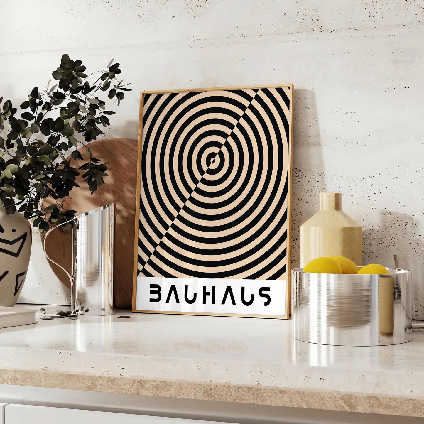 Poster space stunning Bauhaus art prints modern posters iconic minimalist design home office unique wall gift sizes A4 cm A0