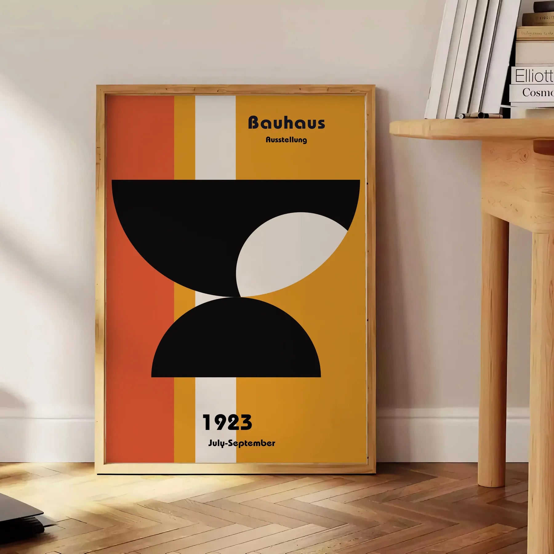 space stunning Bauhaus art poster perfect room captivating wall unique gift design lovers decor sizes A4 cm A0 creativity today