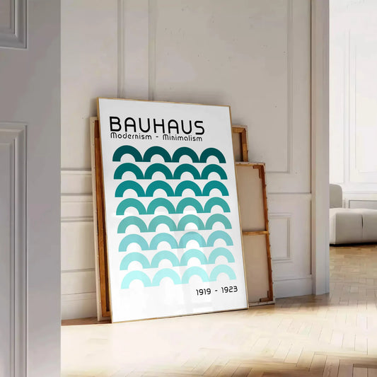 timeless elegance Bauhaus art black white poster exquisite wall artwork ideal gift enthusiasts modern decor space prints available framed frameless options