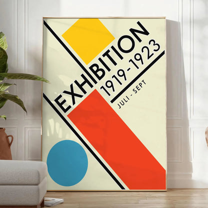 space Vintage Bauhaus Poster stunning tribute art captivating wall piece perfect gift enthusiasts print decorative frame timeless addition decor