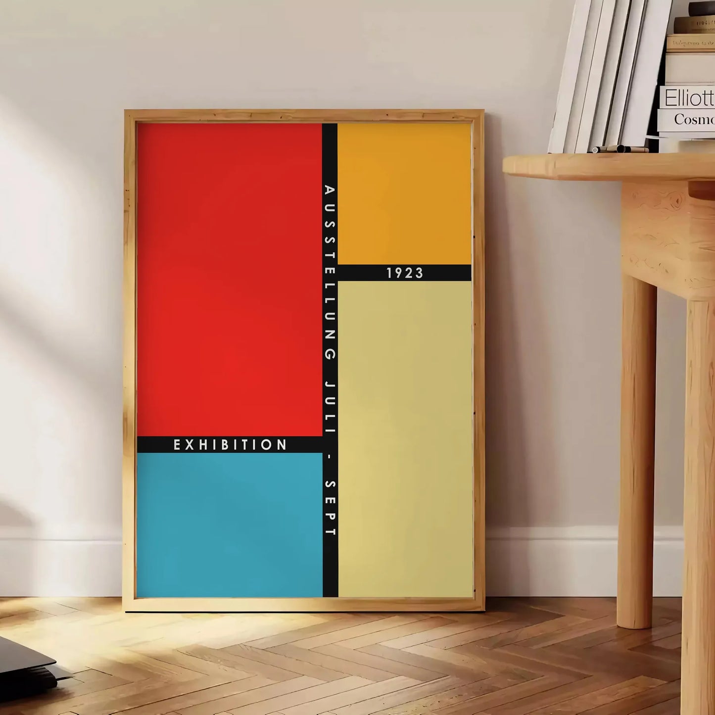 space stunning Bauhaus art poster unique wall print modern minimalism room stylish gift design lovers sizes A4 cm A0