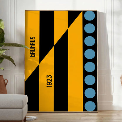 space stunning Bauhaus wall art poster vibrant print essence perfect artwork modern decor gift lovers convenience