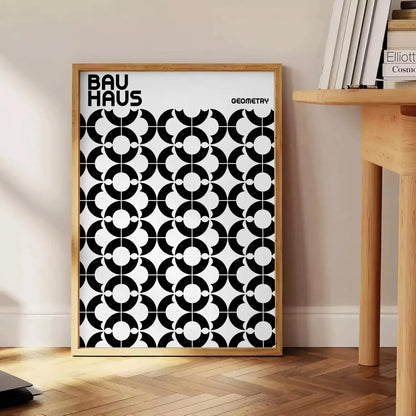space Bauhaus vintage poster essence iconic art timeless print perfect wall thoughtful gift decor unique artwork available standalone version